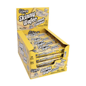 The Skinny Food Co Zero Sugar Wafers 24x24g Lemon