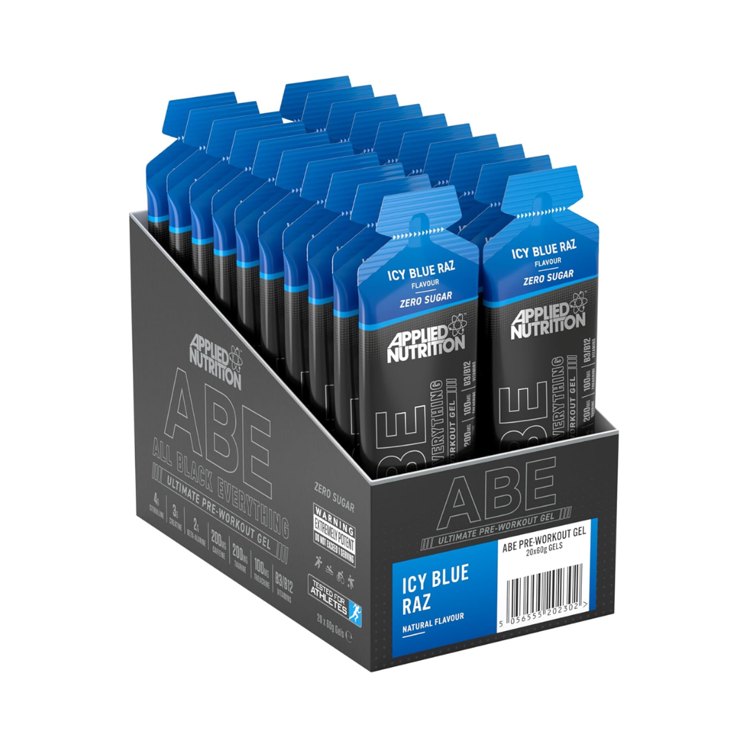 Applied Nutrition ABE All Black Everything Pre Workout Gel 20x60g - Icy Blue Raz