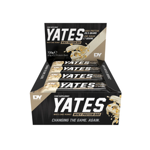 DY Nutrition Yates Protein Bar 12x60g - White Choc Peanut