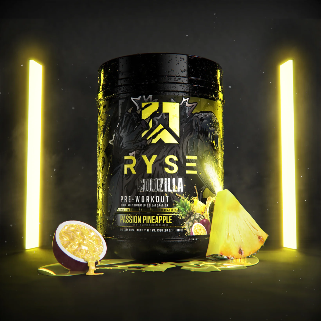 RYSE Godzilla Pre-Workout 792g - Passion Pineapple