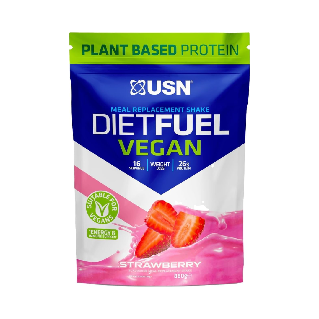 USN Diet Fuel Vegan 880g - Strawberry
