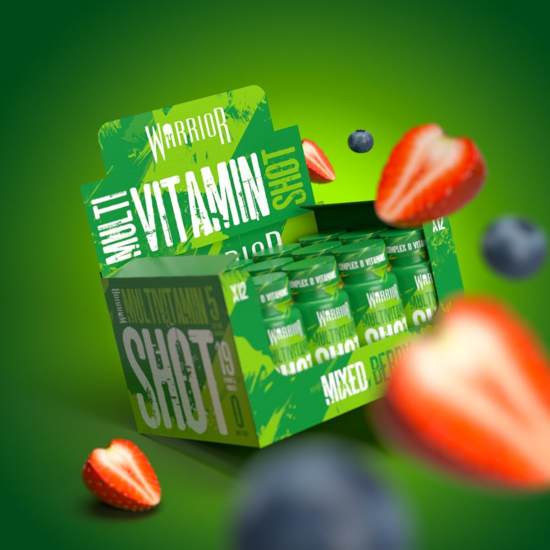 Warrior Multi-Vitamin Shots 12x60ml - Citrus