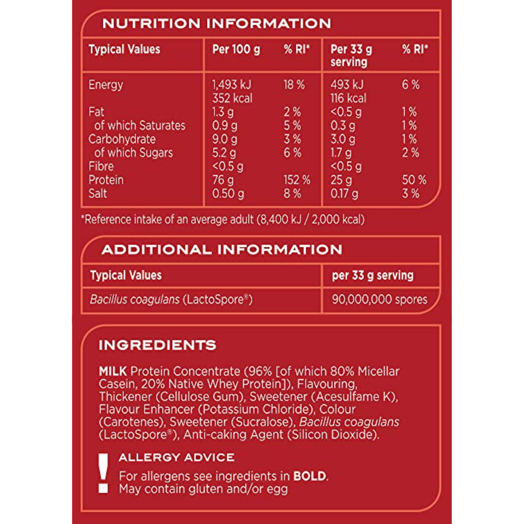 Reflex Nutrition Micellar Casein 1.8kg Vanilla Ice Cream