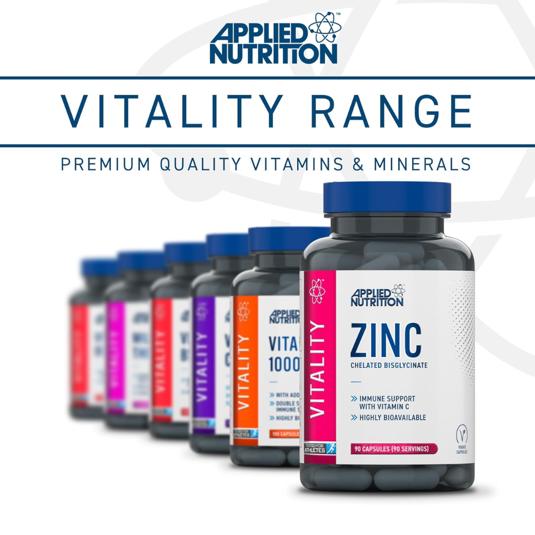 Applied Nutrition VITALITY Zinc 90Veg Caps