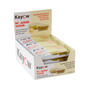 Kayow Nutrition Peanut Butter Cups 12x44g - White Chocolate