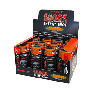 Murdered Out Shook Energy Shot 12x60ml - Orange