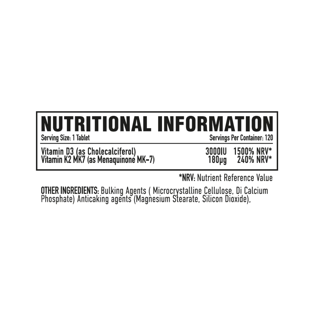Per4m D3 Plus K2 120 Tabs