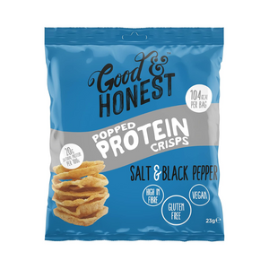 Good & Honest Popped Protein Crisps 24x23g - Salt & Pepper