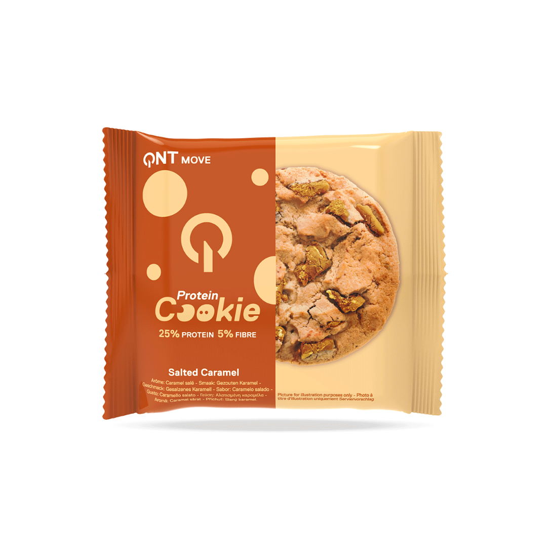 QNT Protein Cookie 12x60g - Salted Caramel
