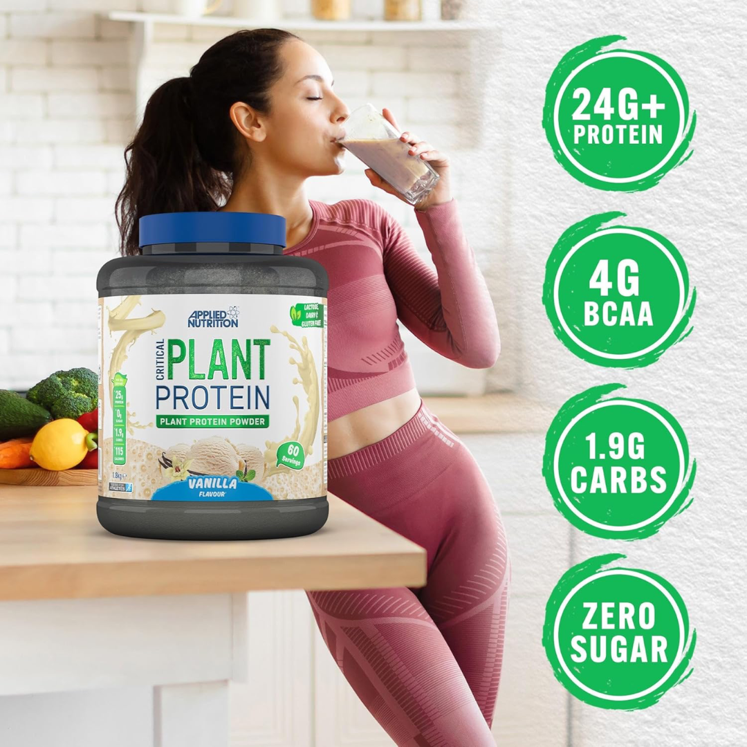 Applied Nutrition Critical Plant 1.8kg - Vanilla
