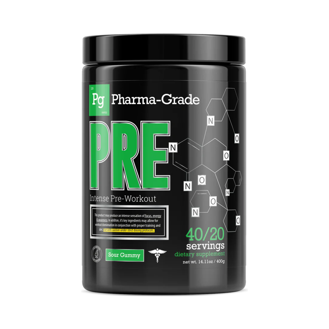 Pharma Grade PRE 400g - Sour Gummy