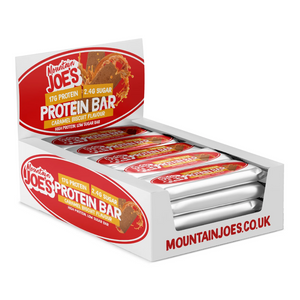 Mountain Joe's Protein Bar 12x55g - Caramel Biscuit