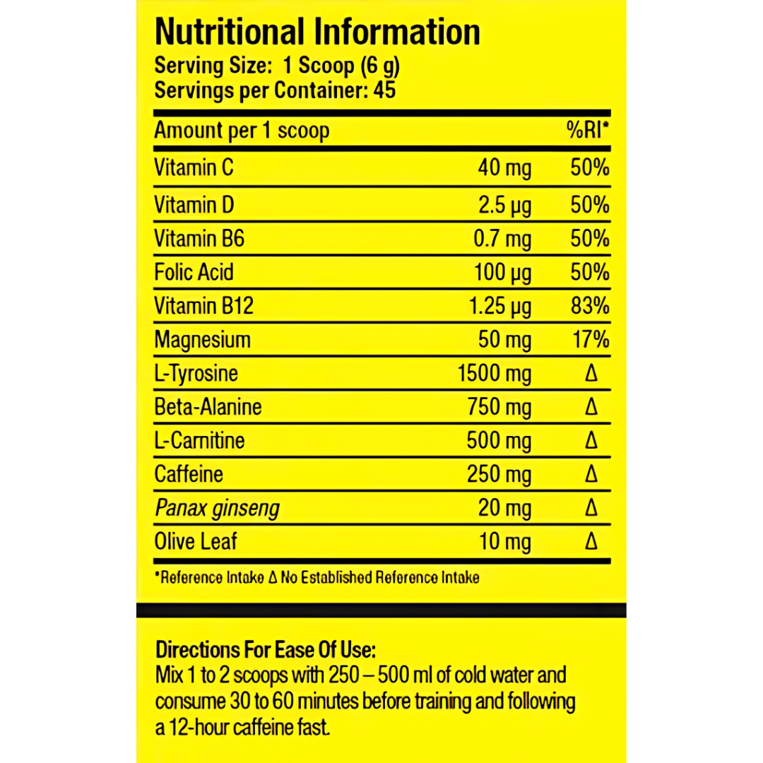 PharmaFreak Ripped Freak Pre-Workout 270g - Fruit Punch