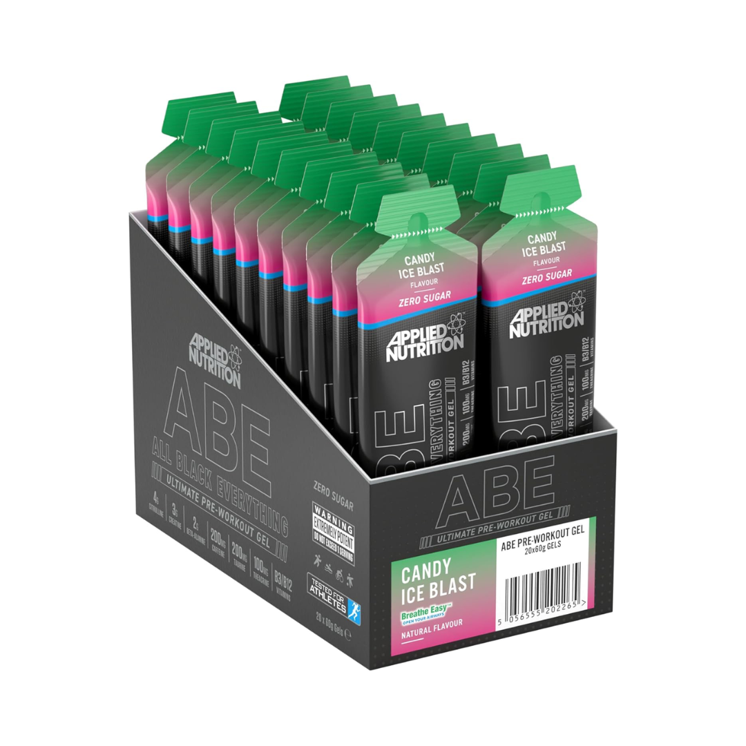 Applied Nutrition ABE All Black Everything Pre Workout Gel 20x60g - Candy Ice Blast