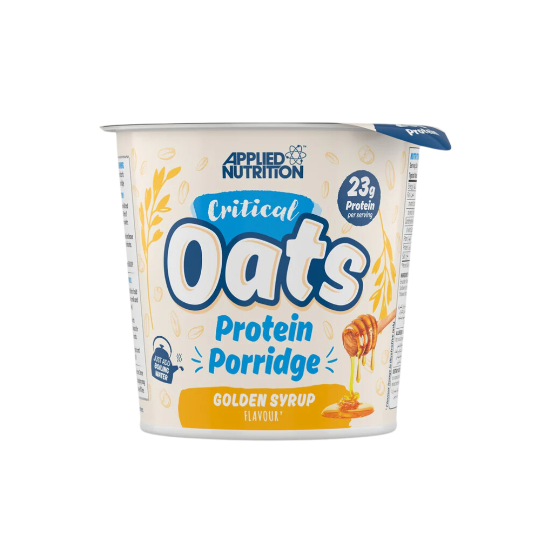 Applied Nutrition Critical Oats Protein Porridge 12x60g - Golden Syrup