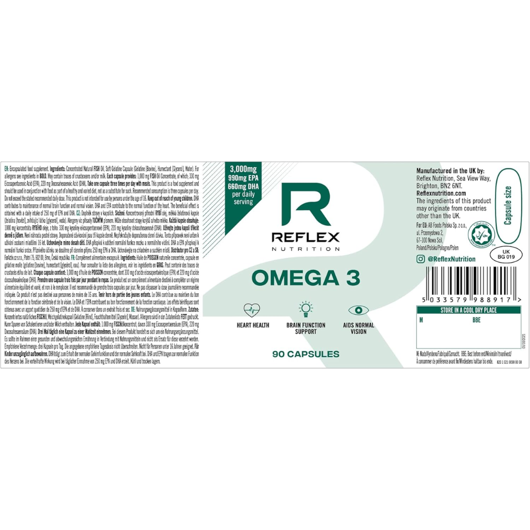 Reflex Nutrition Omega 3 90 Caps