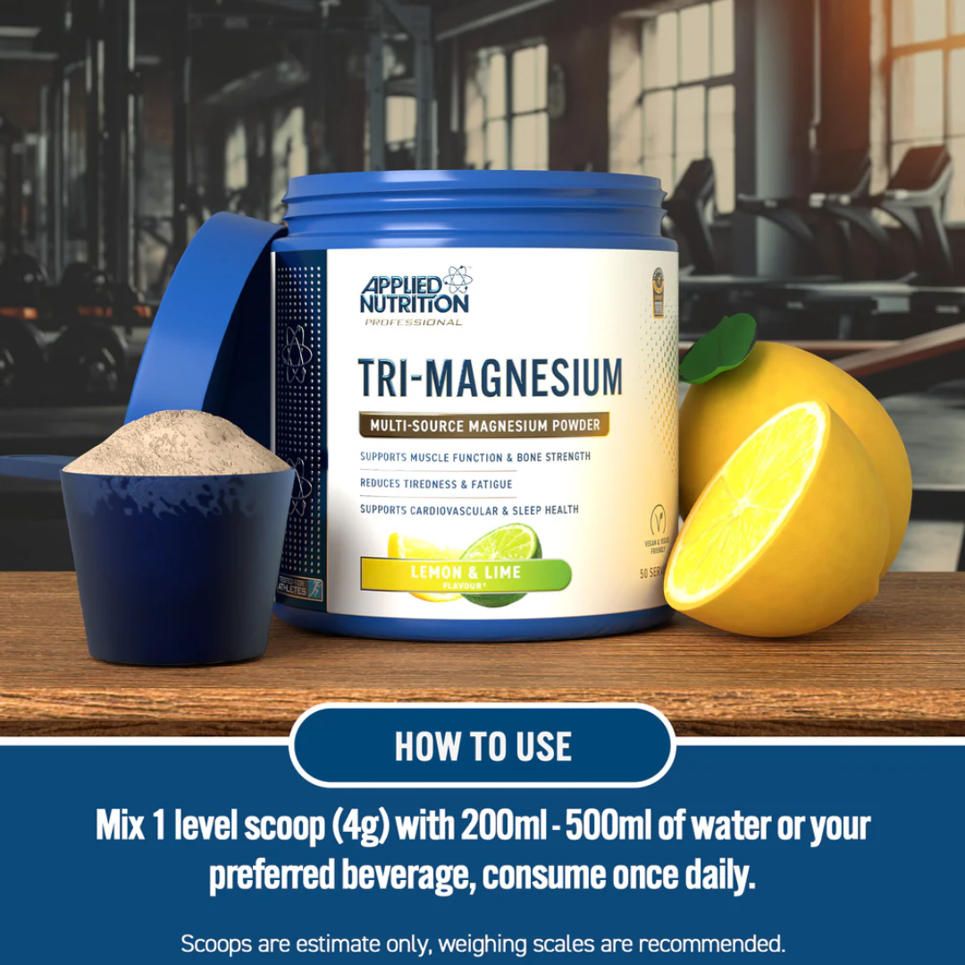 Applied Nutrition Tri-Magnesium Powder 200g - Tropical Vibes
