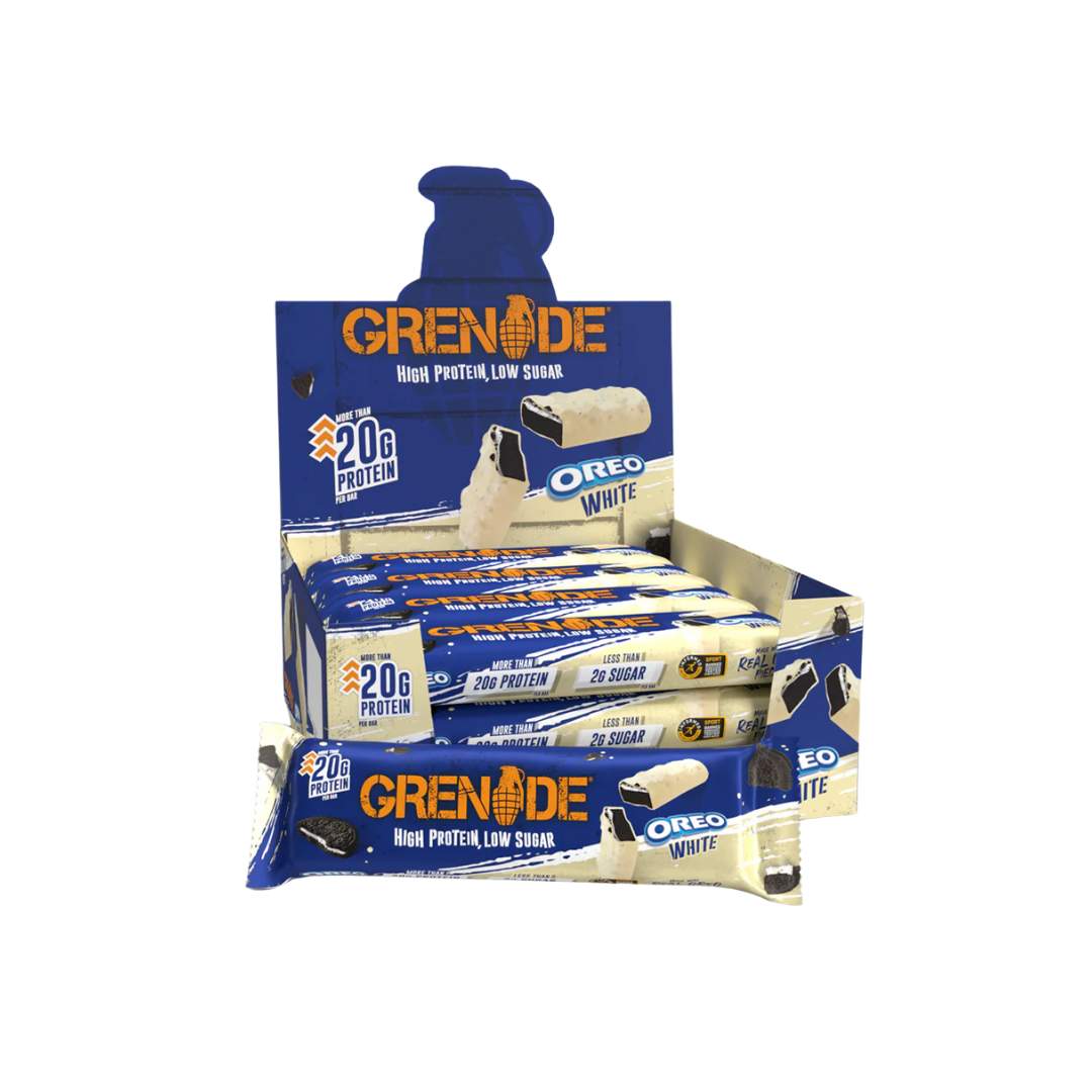 Grenade Protein Bar 12x60g - Oreo White