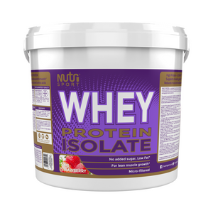 NutriSport Whey Protein Isolate 5kg - Strawberry
