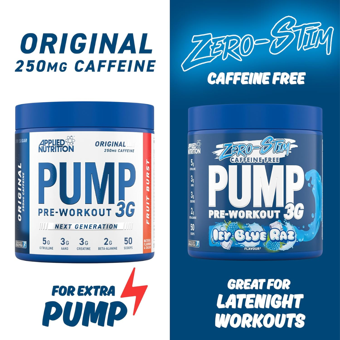 Applied Nutrition Pump 3G Zero Stim Free 375g - Fruit Burst