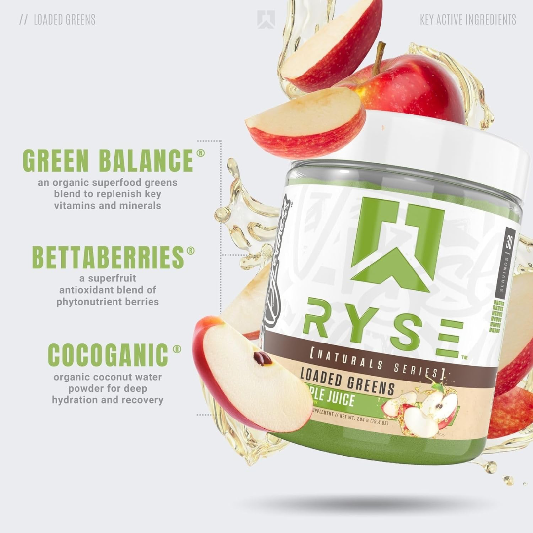 RYSE Loaded Greens 294g - Orange Burst