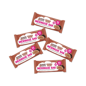 Flower & White Meringue Bar 12x20g - Chocolate Crunch
