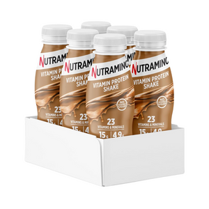 Nutramino Vitamin Protein Shake 6x325ml - Cafe Latte