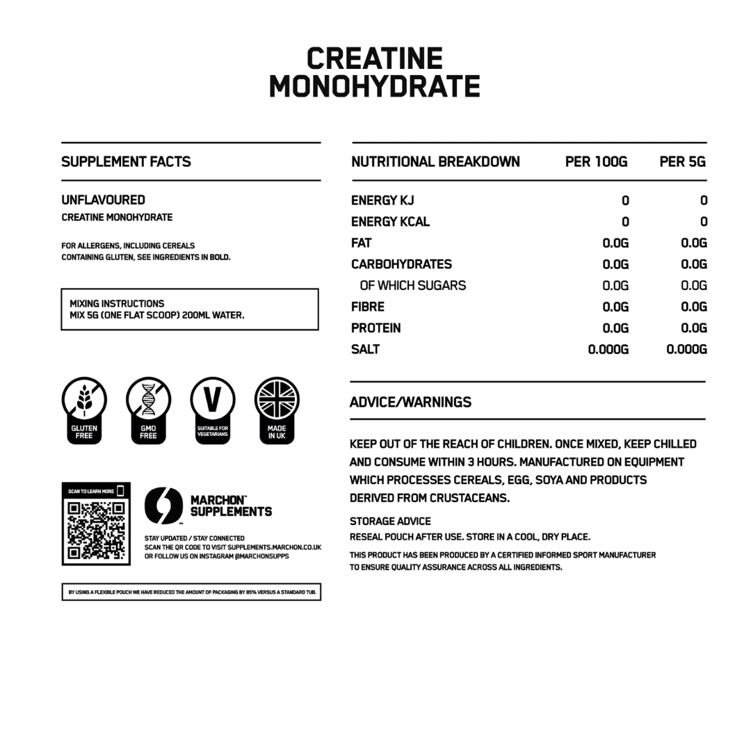 Marchon Supplement Creatine Monohydrate 317g Unflavoured