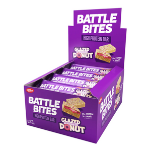 Battle Snacks Battle Bites 12x60g - Glazed Sprinkled Donut