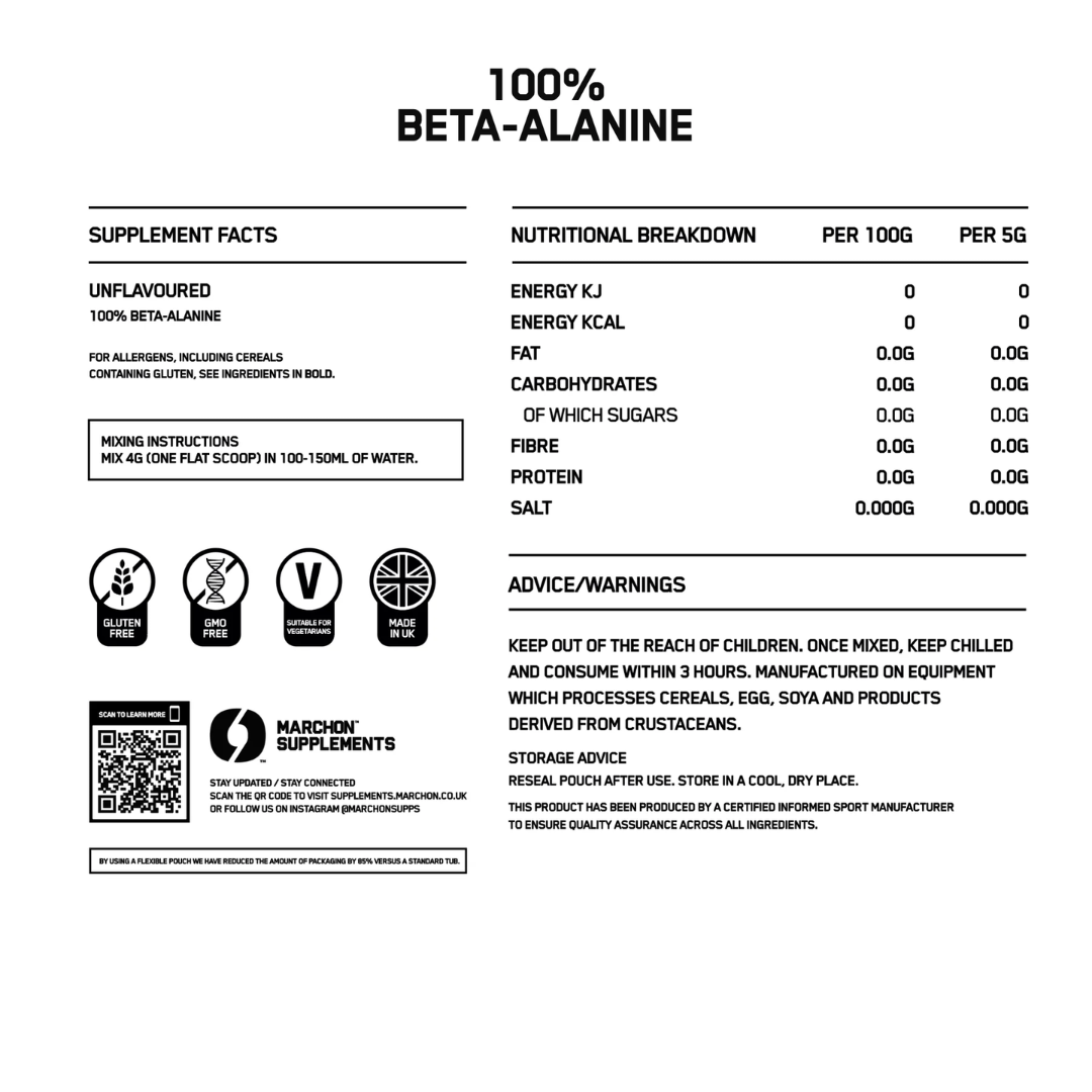 Marchon Supplement Beta Alanine 240g