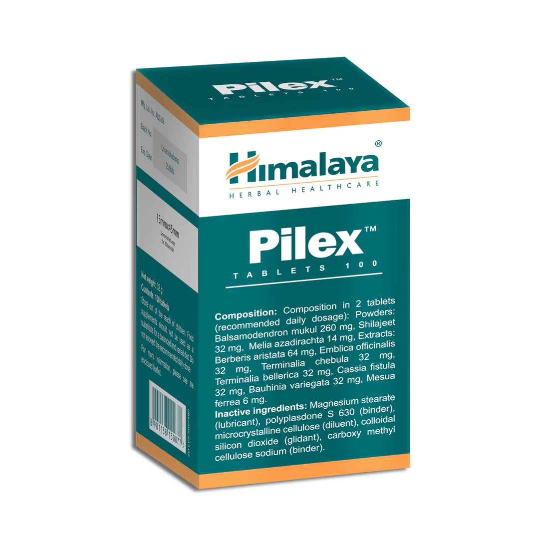 Himalaya Pilex 100 Tabs