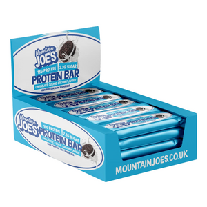 Mountain Joe's Protein Bar 12x55g - Chocolate Cookie Cream
