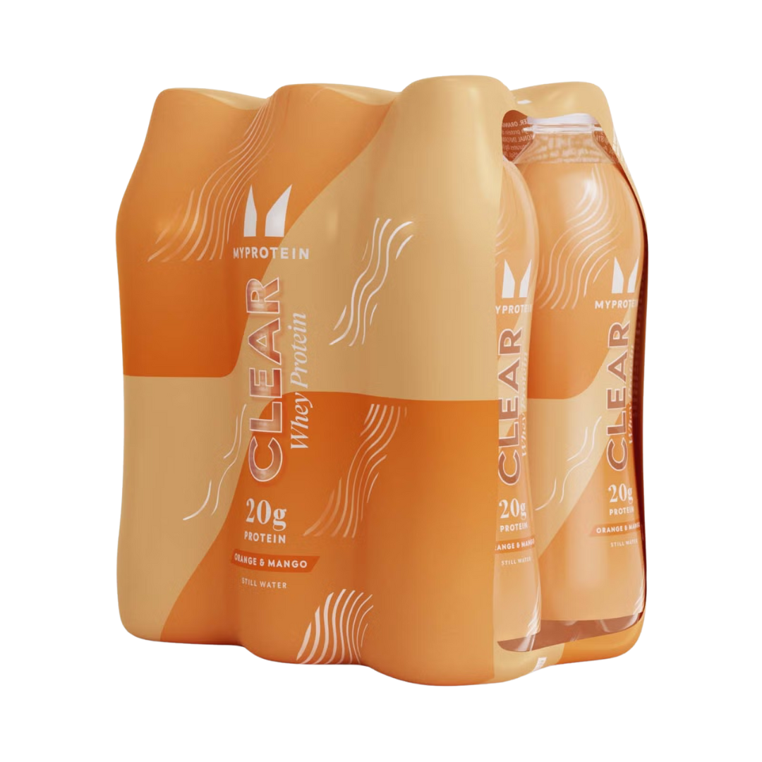 MyProtein Clear Protein Water RTD 6x500ml - Orange & Mango