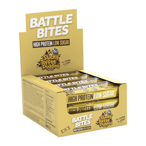 Battle Snacks Battle Bites 12x60g - Sticky Toffee Pudding