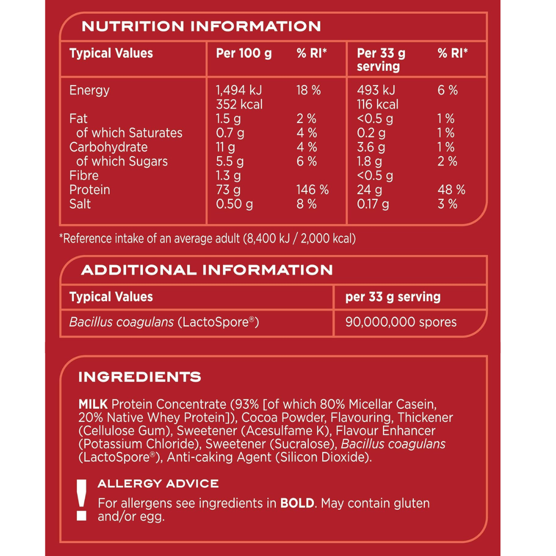 Reflex Nutrition Micellar Casein 909g Chocolate