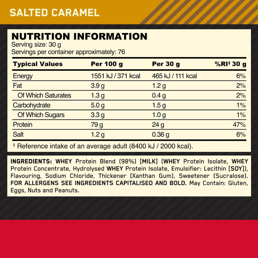 Optimum Nutrition Gold Standard 100% Whey 2.28kg - Extreme Milk Chocolate