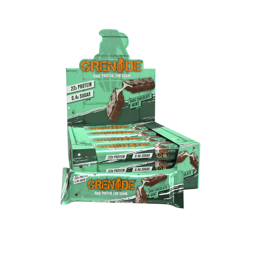 Grenade Protein Bar 12x60g - Dark Choc Mint
