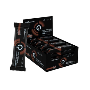 QNT 40% Protein Crunchy Bar 12x65g - Chocolate Cookie