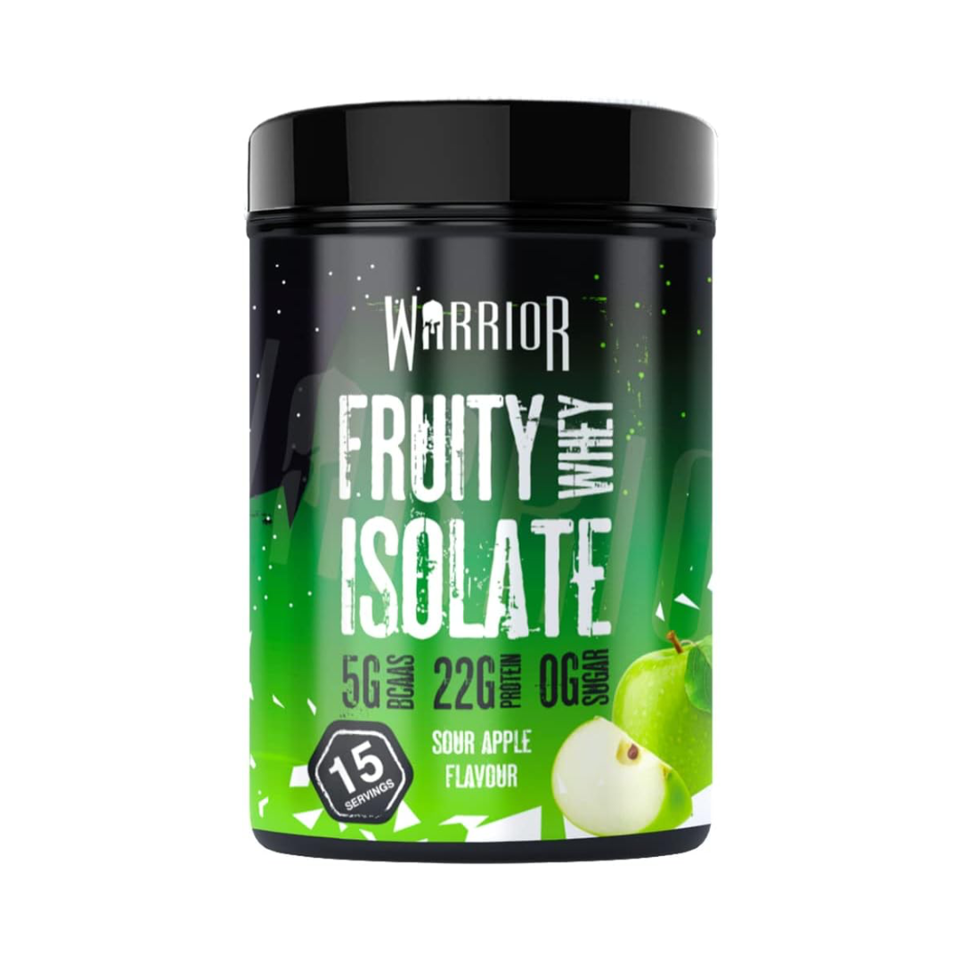 Warrior Fruity Whey Isolate 375g - Sour Apple