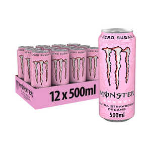 Monster Energy Ultra 12x500ml - Strawberry Dreams