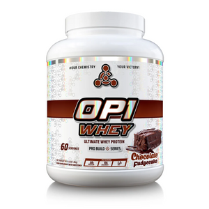 Chemical Warfare OP1 Whey 1.8kg - Chocolate Fudge Cake