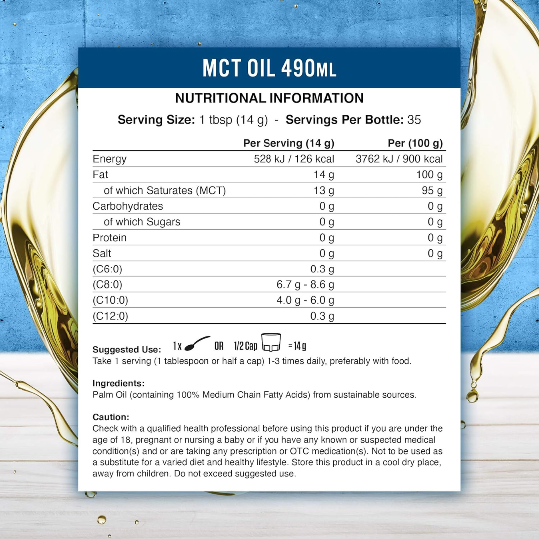 Applied Nutrition MCT Oil 490ml