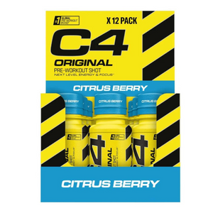 Cellucor C4 Original Pre-Workout Shot 12x60ml - Citrus Berry