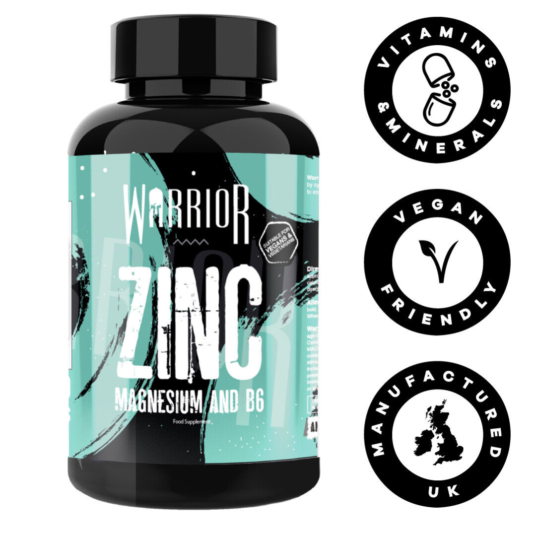 Warrior Zinc Magnesium and B6 60 Tabs