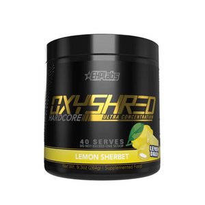 EHP Labs OxyShred Hardcore Ultra Concentration 40 Servings - Lemon Sherbet