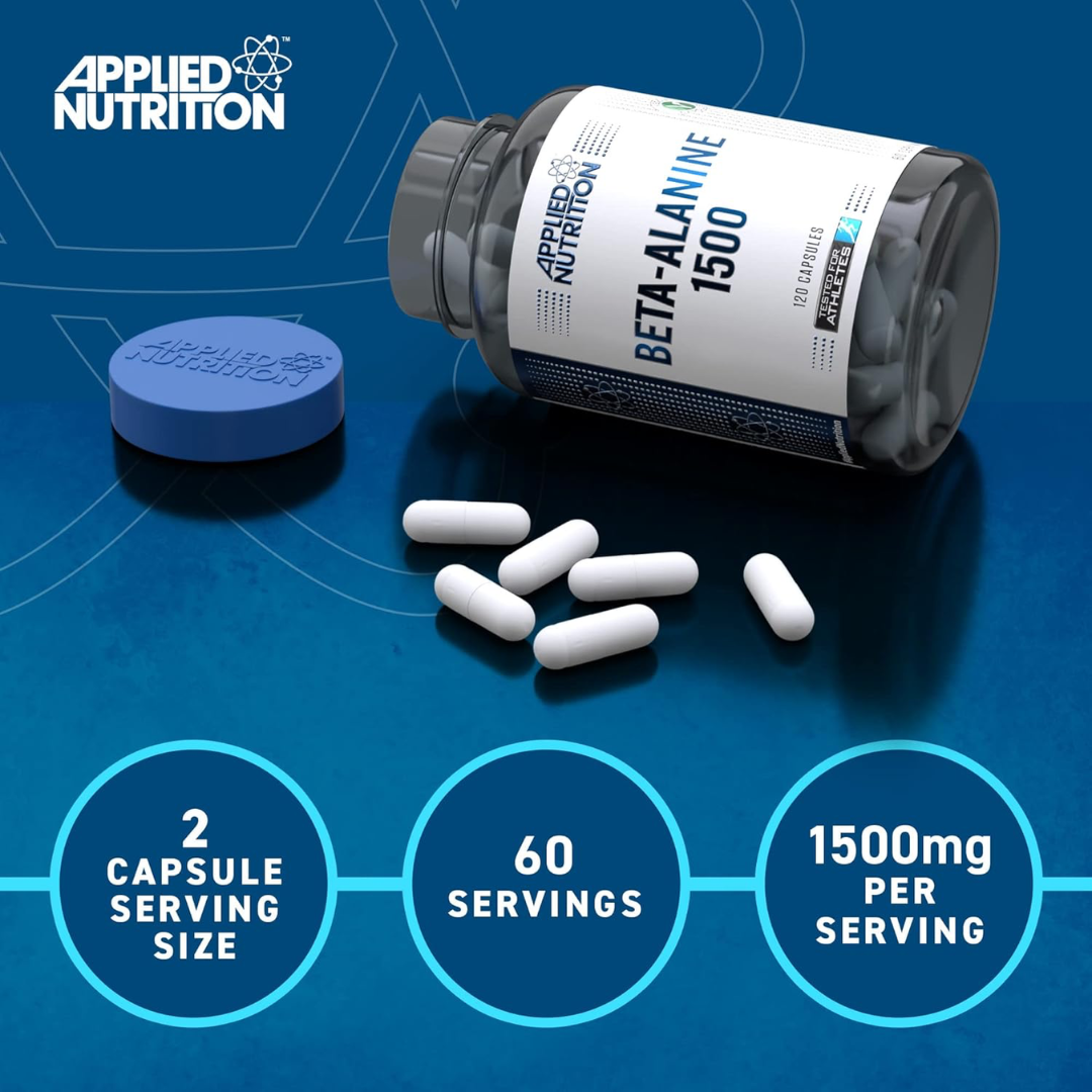 Applied Nutrition Beta Alanine 1500 120 Veg Caps