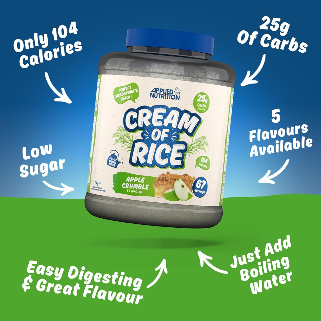 Applied Nutrition Cream Of Rice 2kg - Apple Crumble