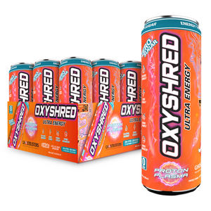 EHP Labs OxyShred Ultra Energy Drink Lightly Carbonated Zero Sugar RTD 12x355ml - Proton Plasma