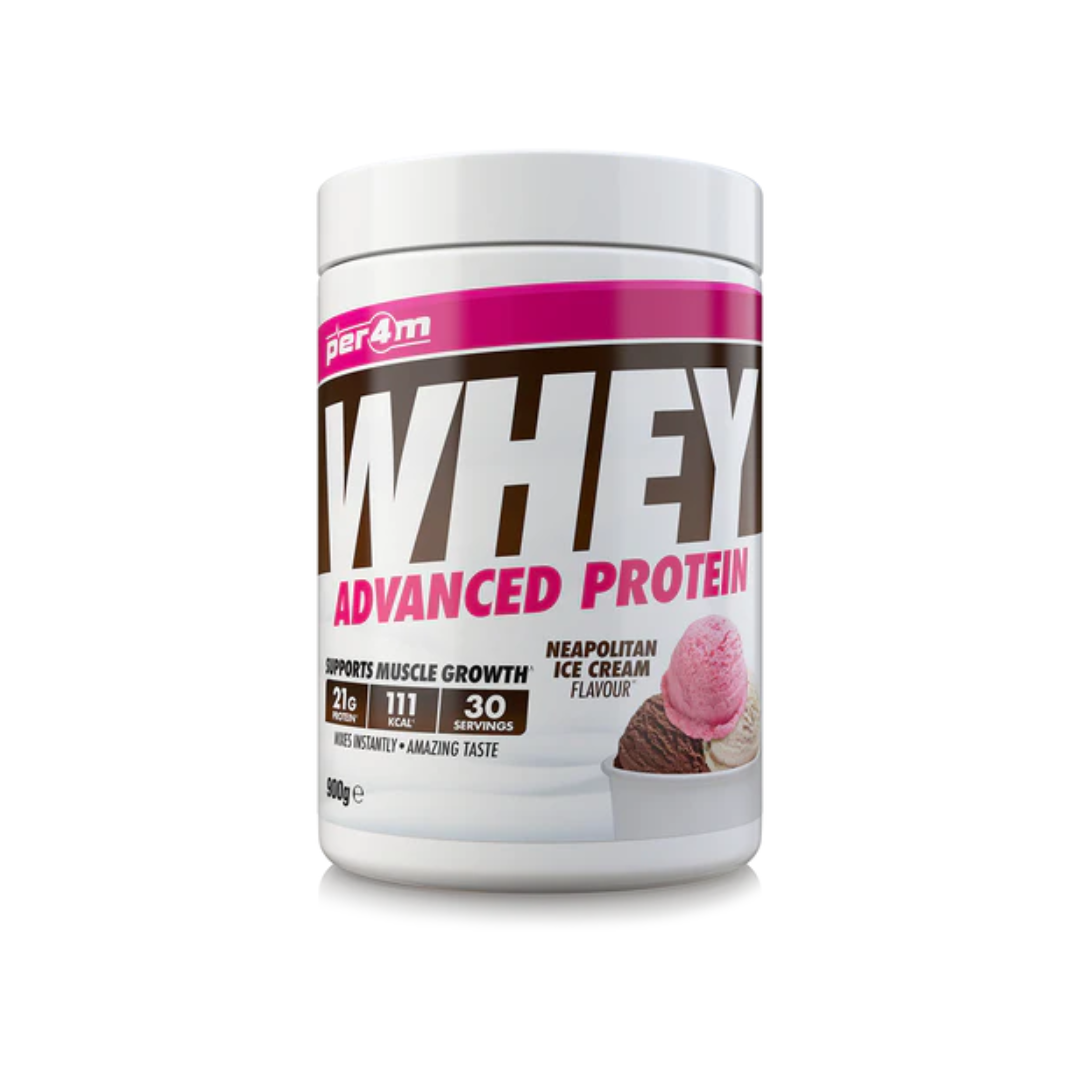Per4m Advanced Whey Protein 900g - Neapolitan Ice Cream