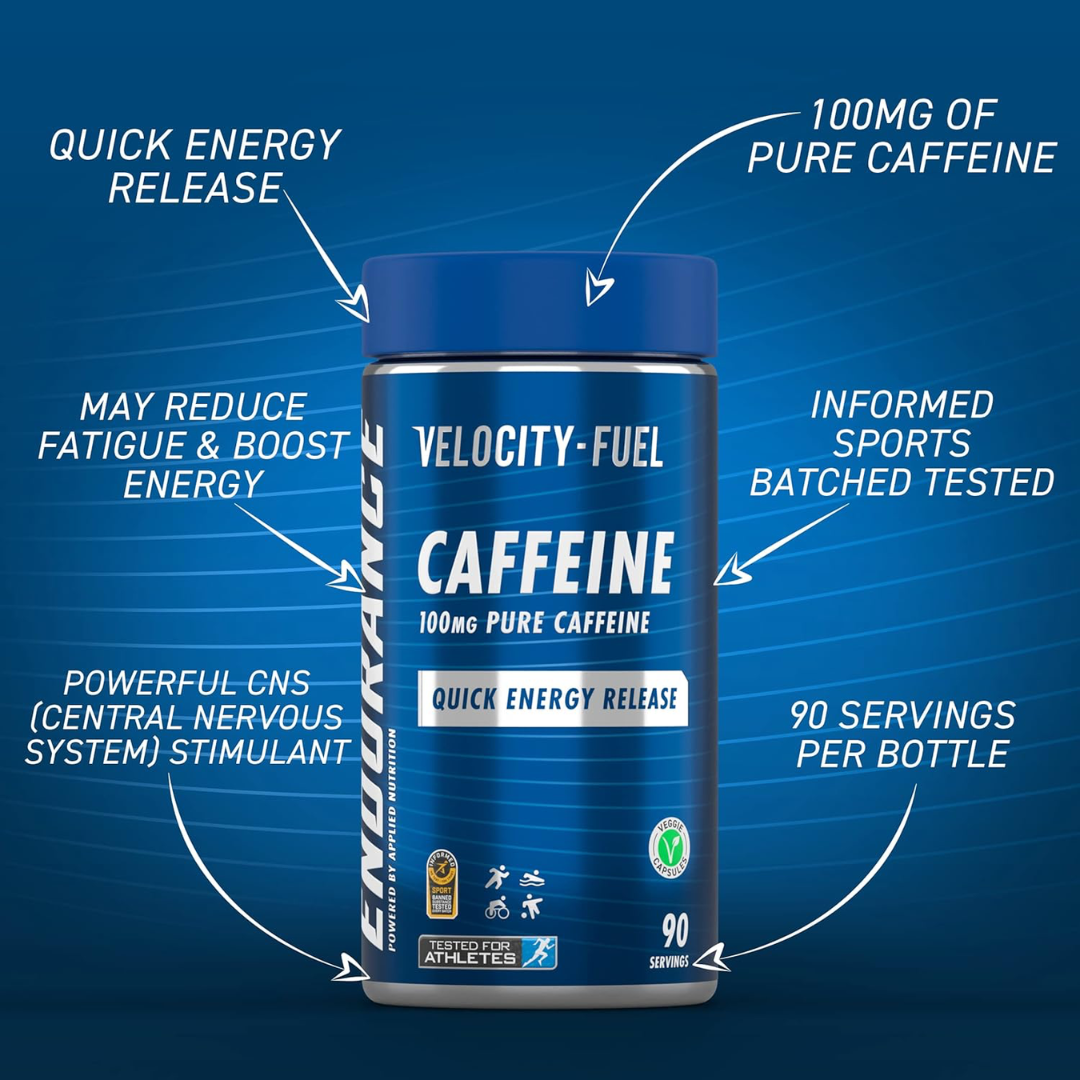 Applied Nutrition Endurance Pure Caffeine 100mg 90 Caps